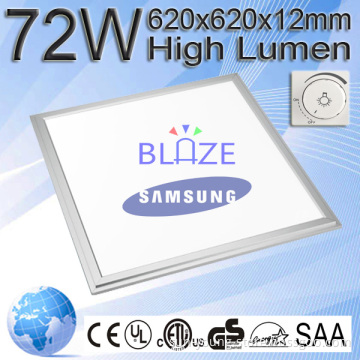 VDE TUV Square Led Guide Panel Light 72W 620x620mm Samsung LED Chips